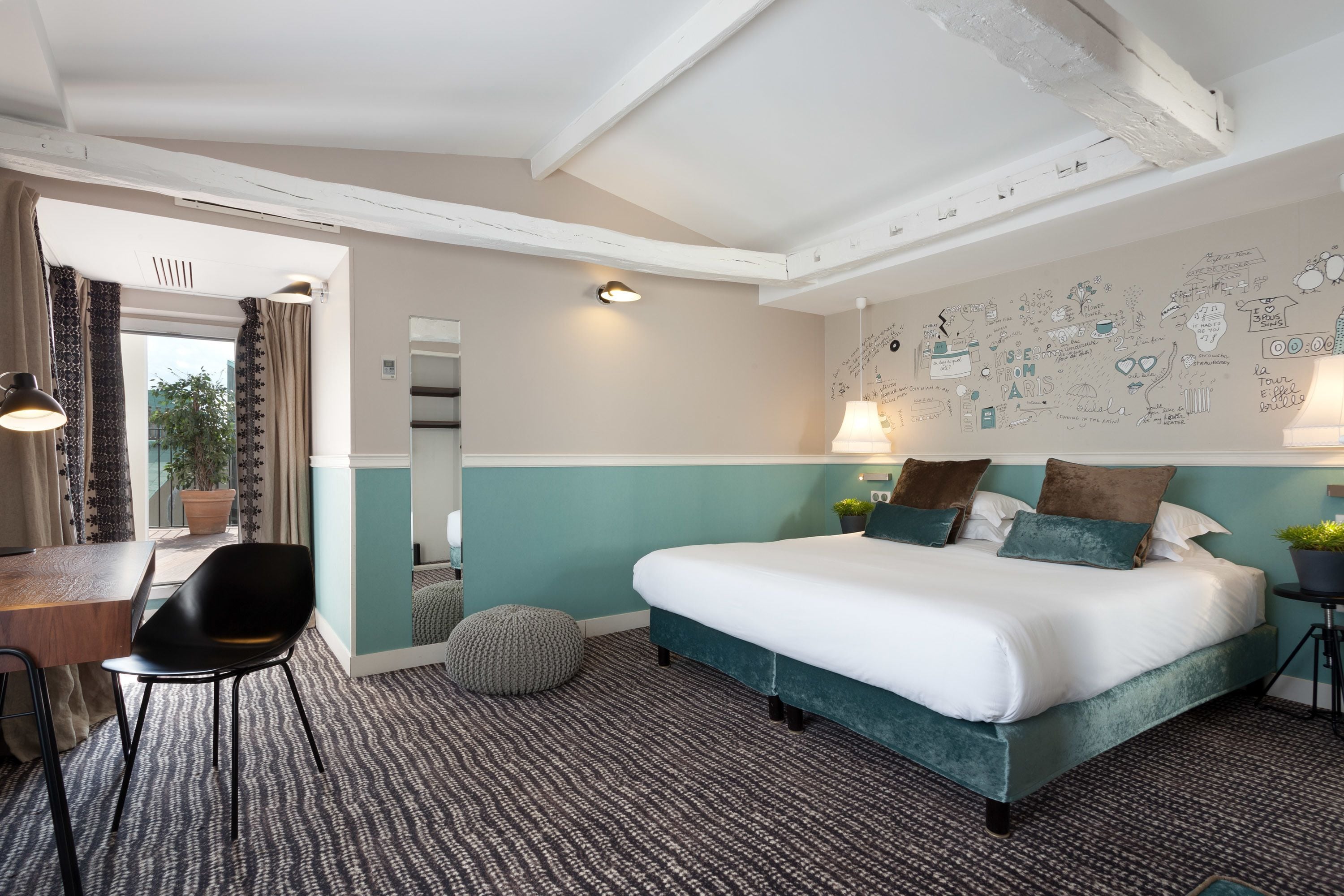 Zimmersafe, individuell dekoriert, individuell eingerichtet