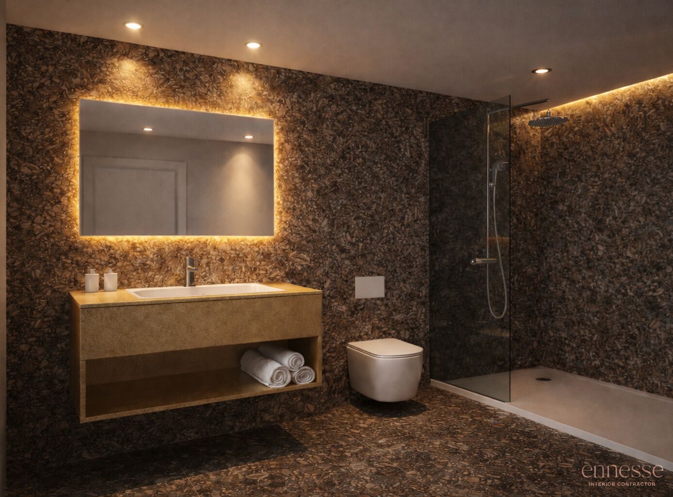 تجهيزات دش، دُش غزير، مجففات شعر، خف للقدمين