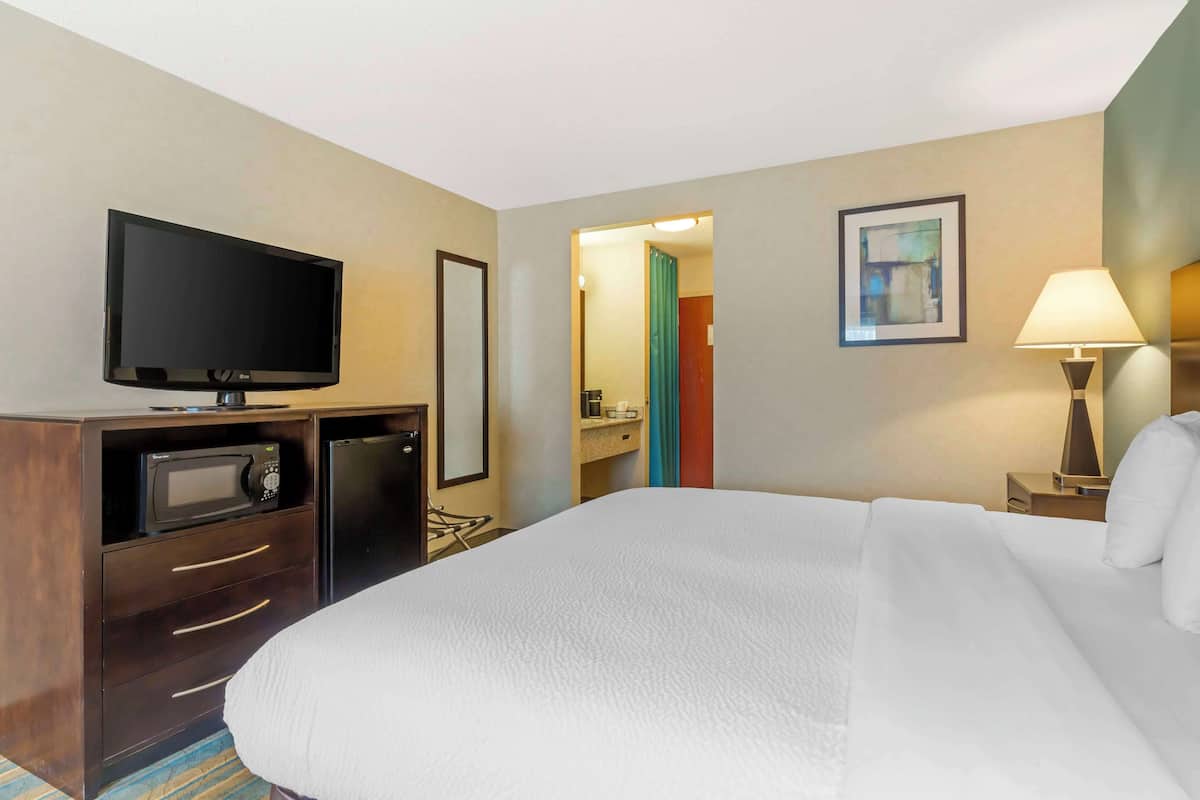 Standard Room, 1 King Bed, Non Smoking, Refrigerator & Microwave
