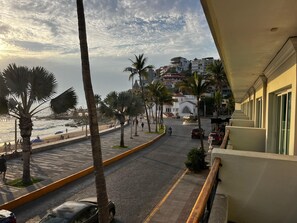 Standard Room, 2 Double Beds, Ocean View | Terrace/patio
