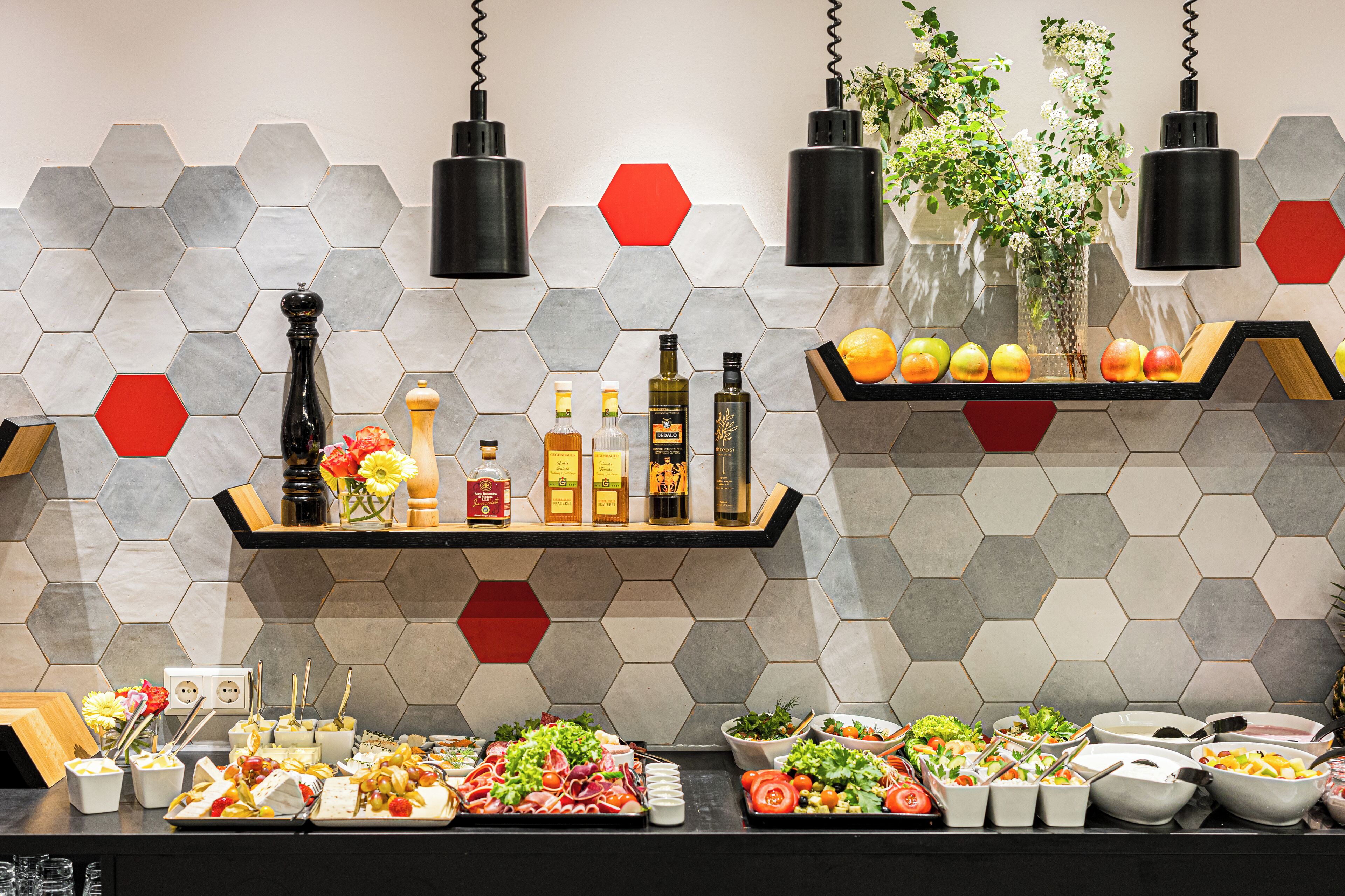 daily buffet breakfast (eur 18 per person)