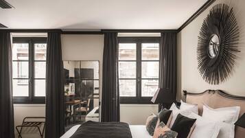 Premium bedding, in-room safe, desk, soundproofing