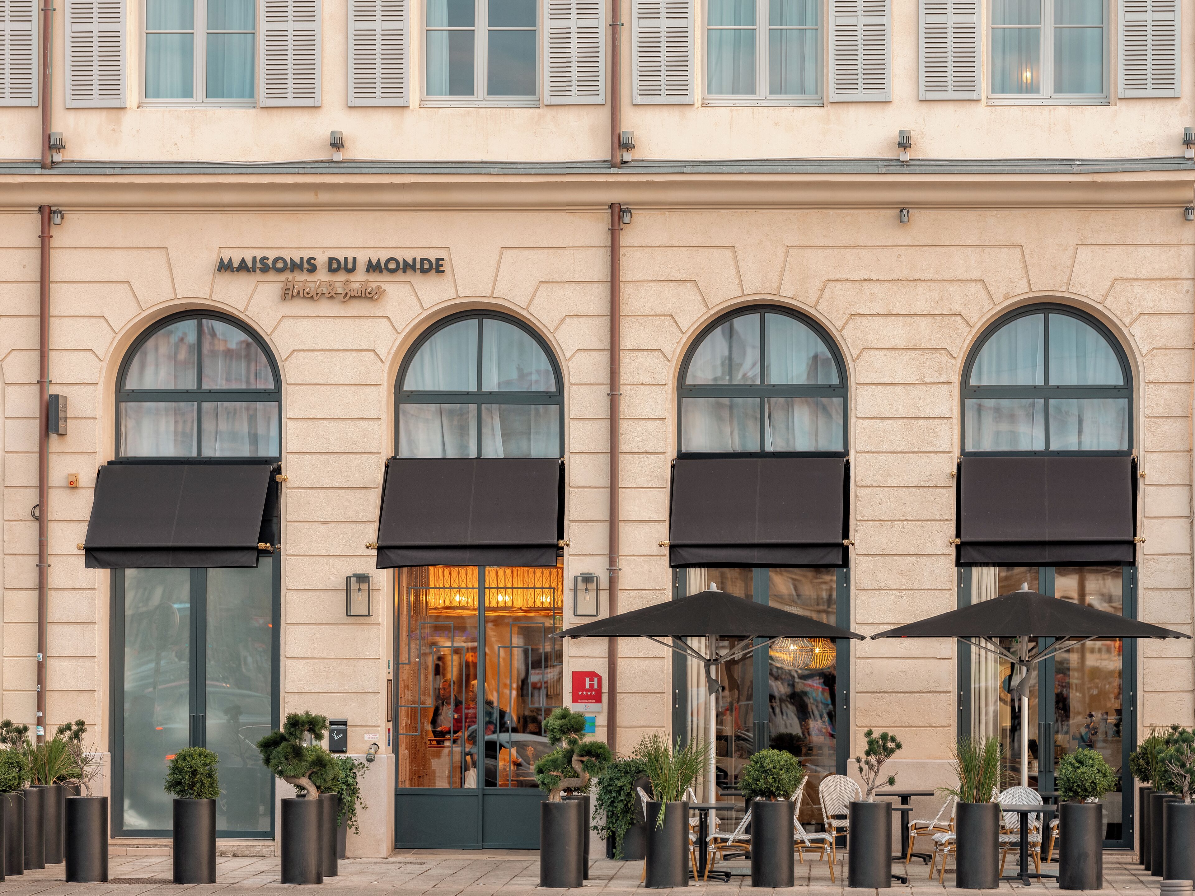 Majoituspaikan julkisivu