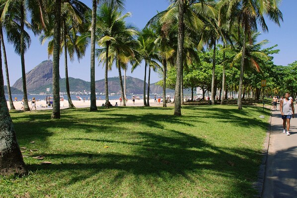 Beach nearby, beach towels
