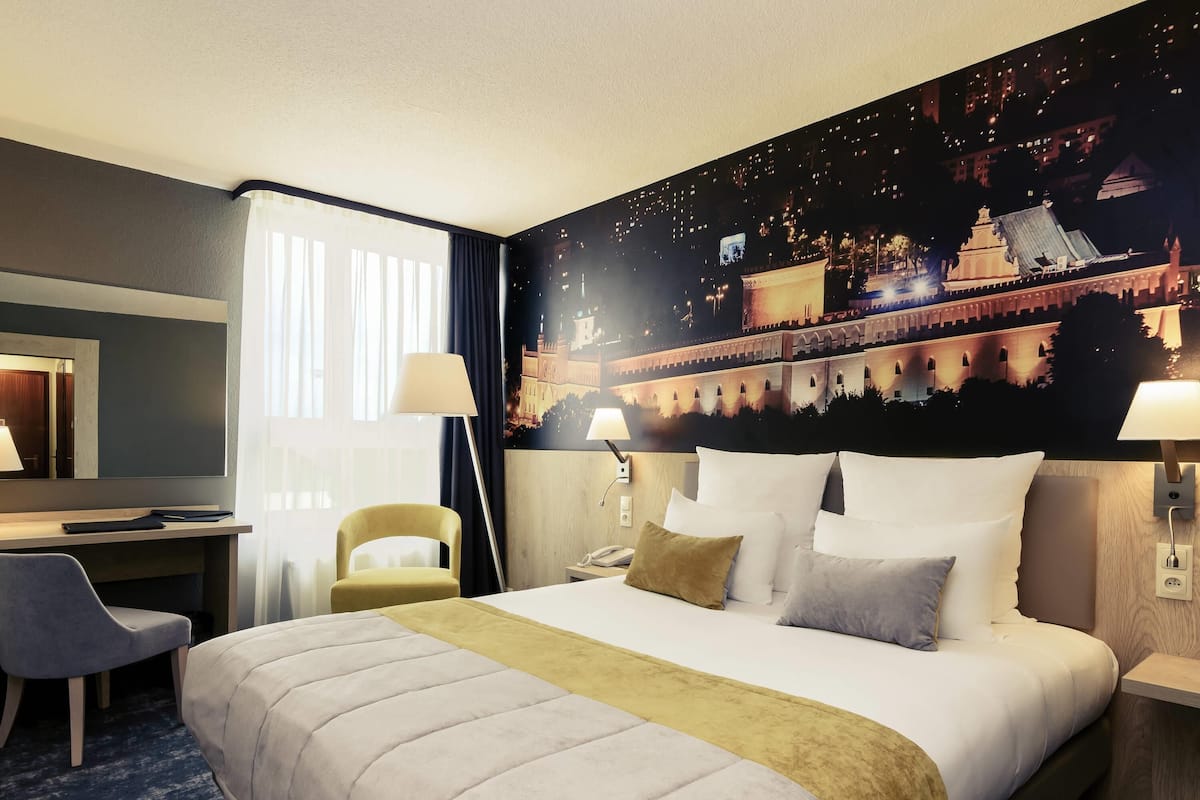 1 slaapkamer, luxe beddengoed, een minibar, een kluis op de kamer