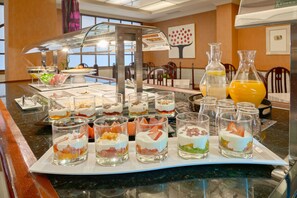 Daily buffet breakfast (EUR 13 per person)