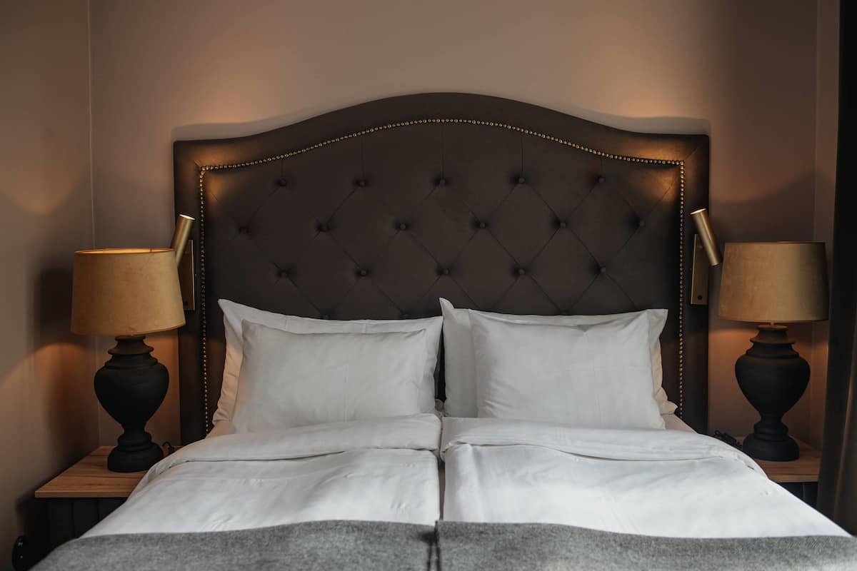 Double Room (Compact) | Hypo-allergenic bedding, desk, laptop workspace, blackout drapes