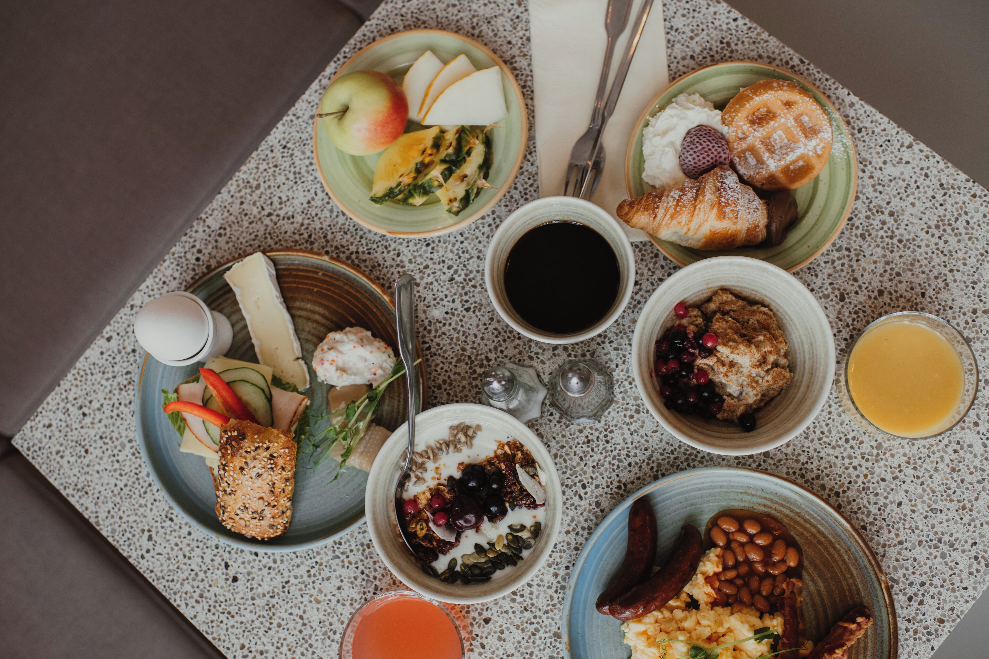 Breakfast buffet