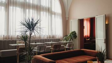Sittområde i lobbyn
