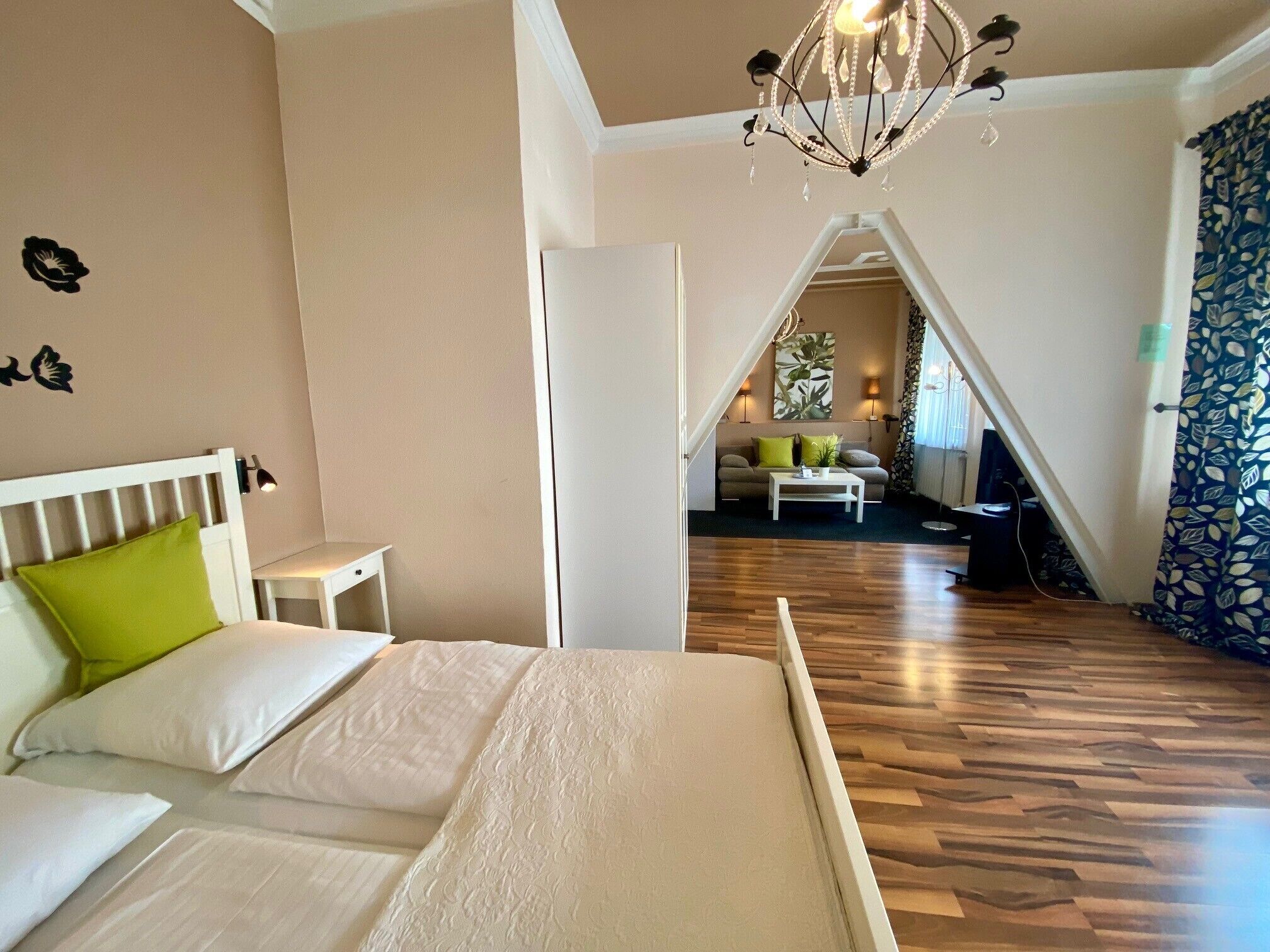 family apartment | living area | tv