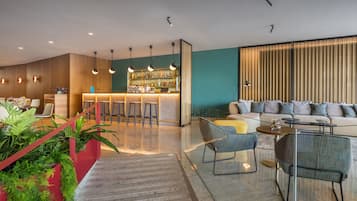 Sala de estar en el lobby
