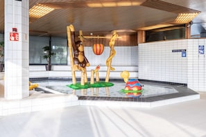 2 indoor pools, sun loungers, lifeguards on site