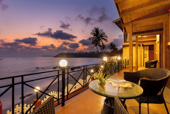 Deluxe-Chalet | Blick vom Balkon