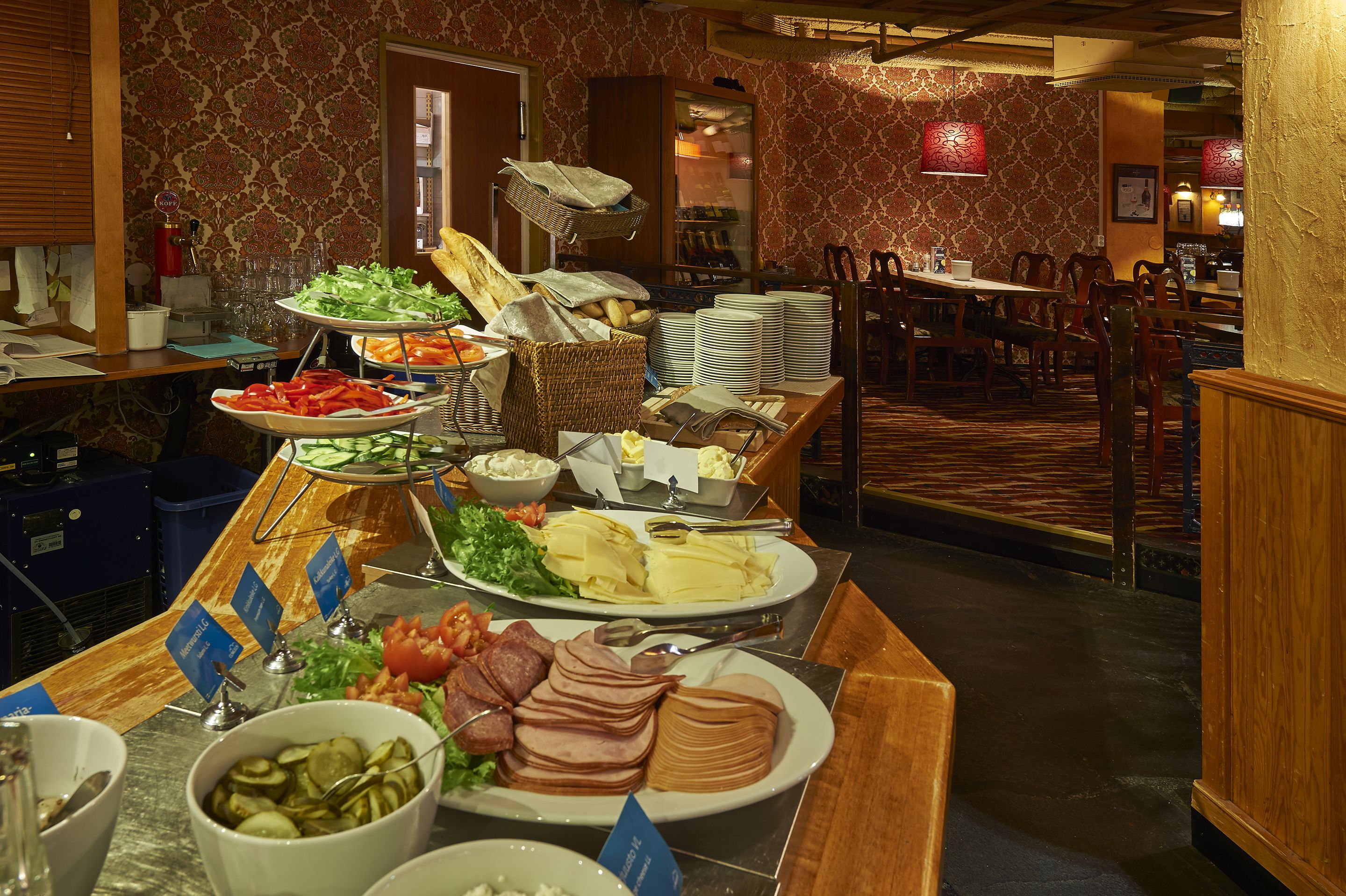 Daily buffet breakfast (EUR 21 per person)