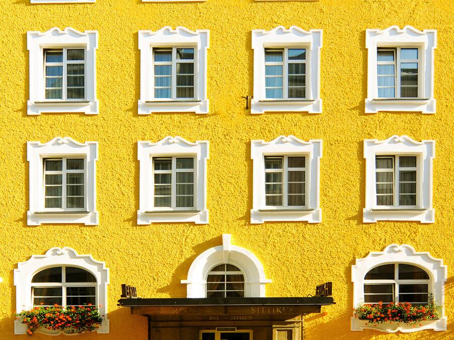 Fassade der Unterkunft