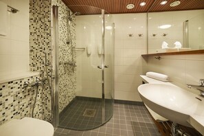 Hair dryer, towels