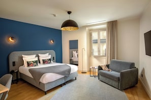 Chambre supérieure | 2 chambres, draps en coton égyptien, literie de qualité