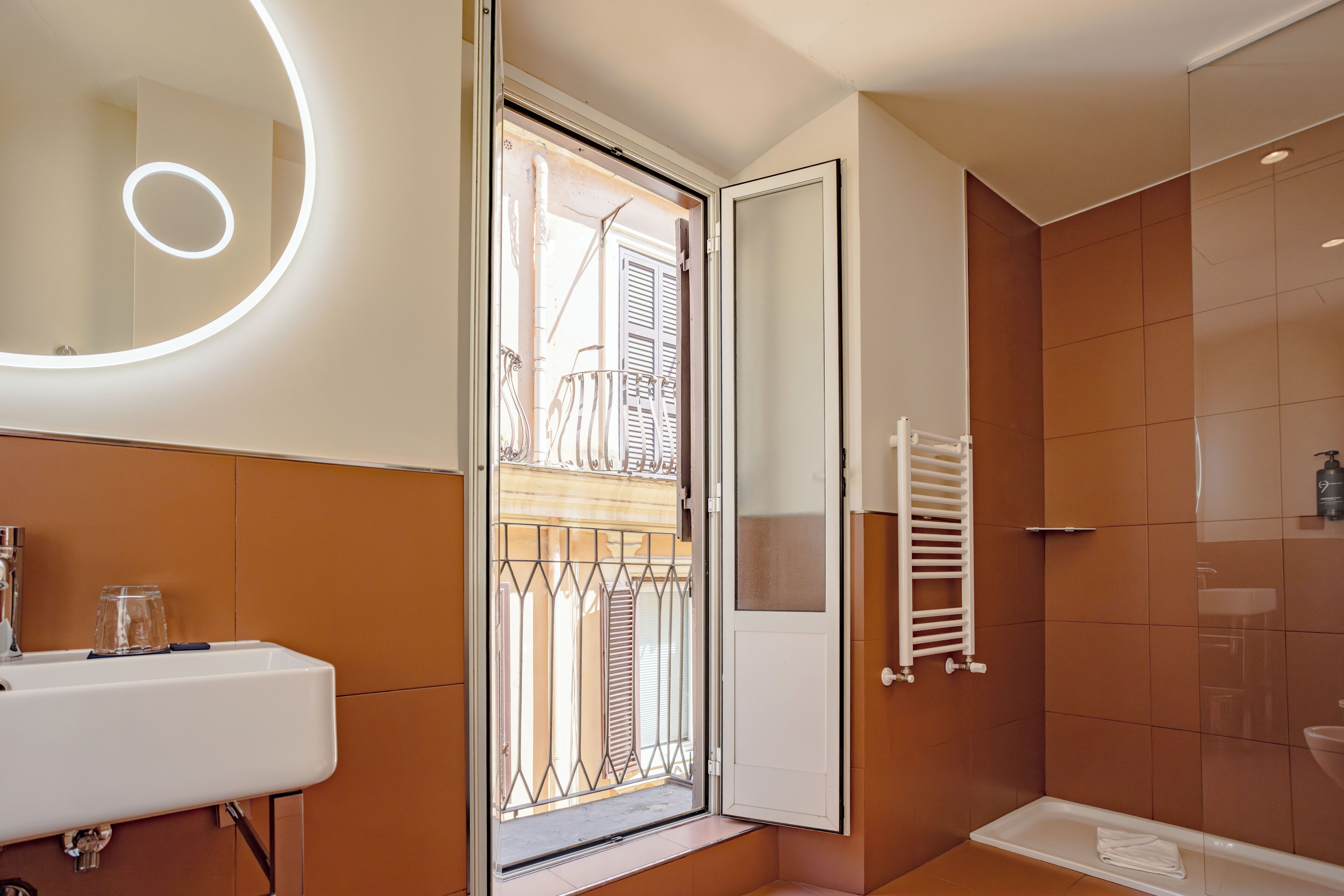 free toiletries, hair dryer, bidet, towels