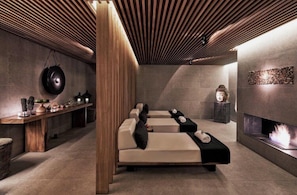 Parihoitohuone(ita), turkkilainen sauna, vartalohoitoja, aromaterapiaa