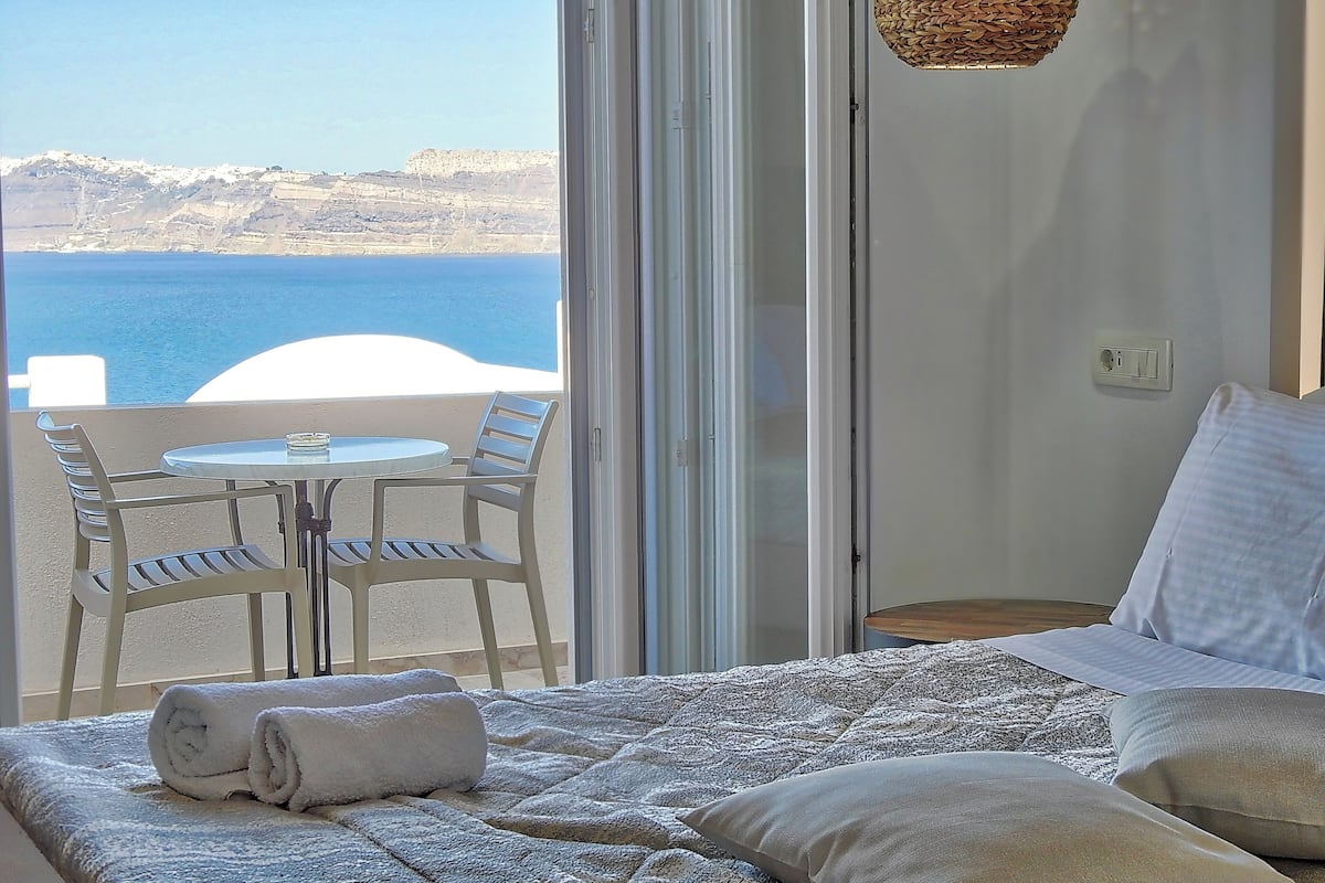 Standard Double Caldera View, balcony | Terrazza/patio
