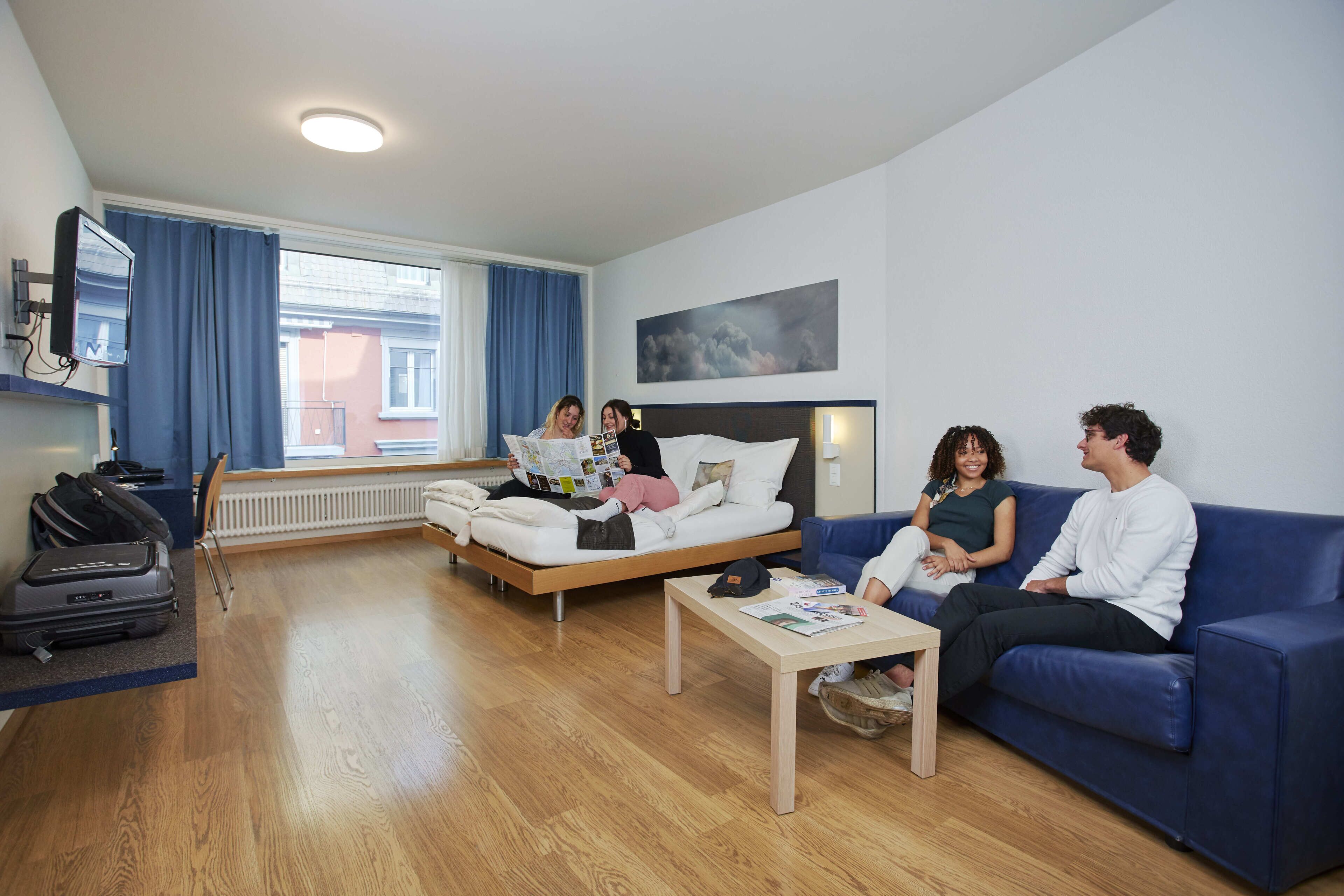 quadruple room superior | hypo-allergenic bedding, desk, iron/ironing board, free wifi