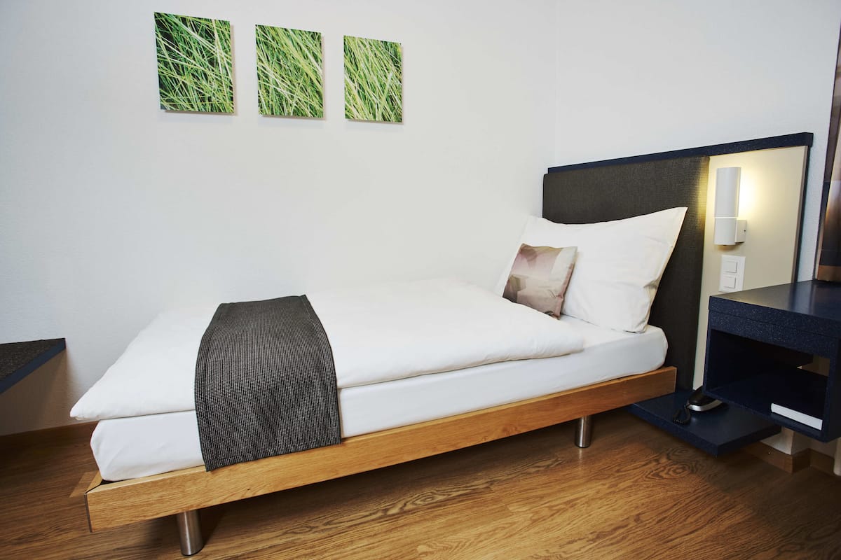 Single Room | Anti alerjik yatak takımı, masa, ütü/ütü masası