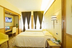 Premium bedding, minibar, in-room safe, desk