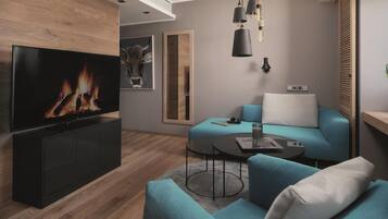 Desk, blackout drapes, soundproofing, free WiFi