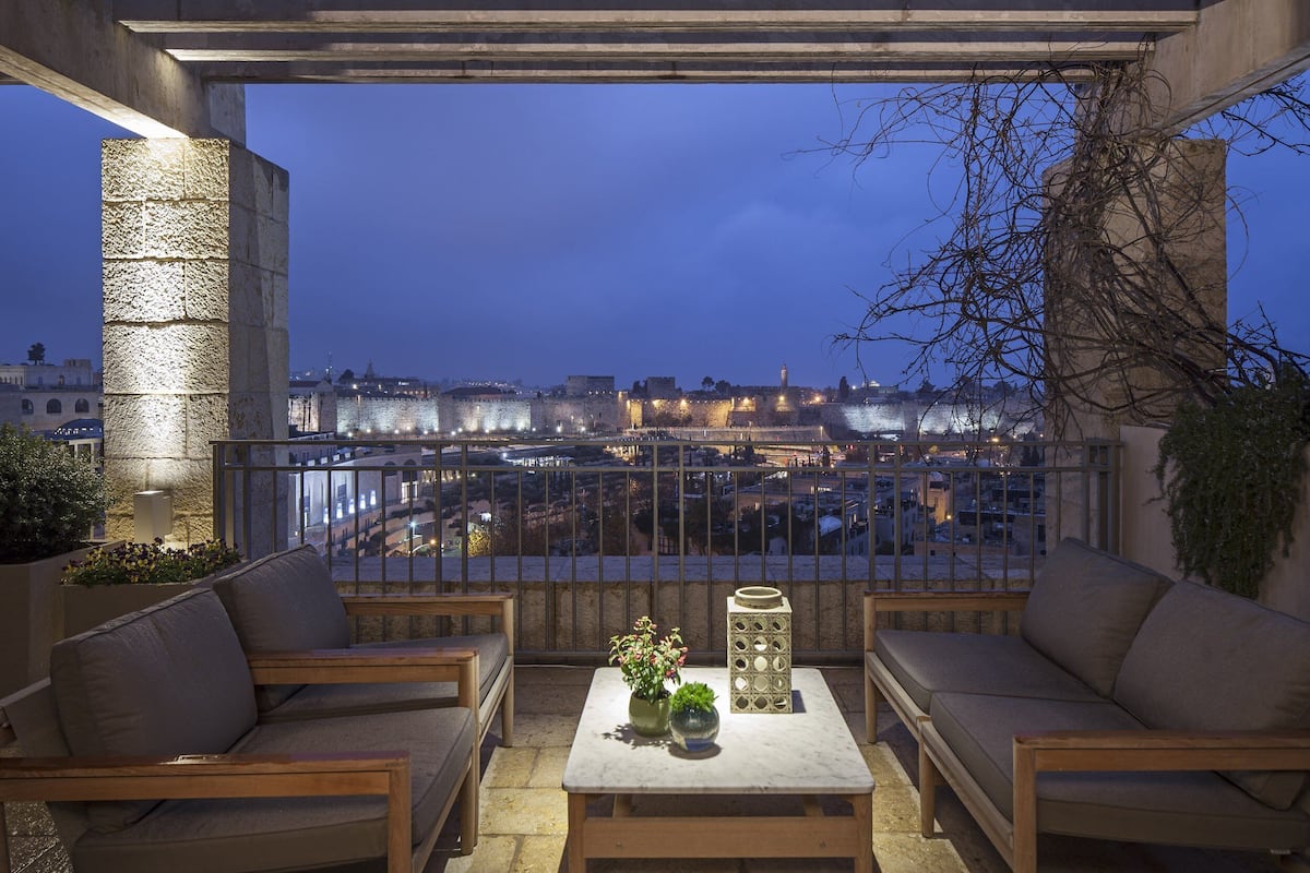 Premium Executive Suite with a terrace and Old City view. | 1 bedroom, premium bedding, pillow-top beds, in-room safe