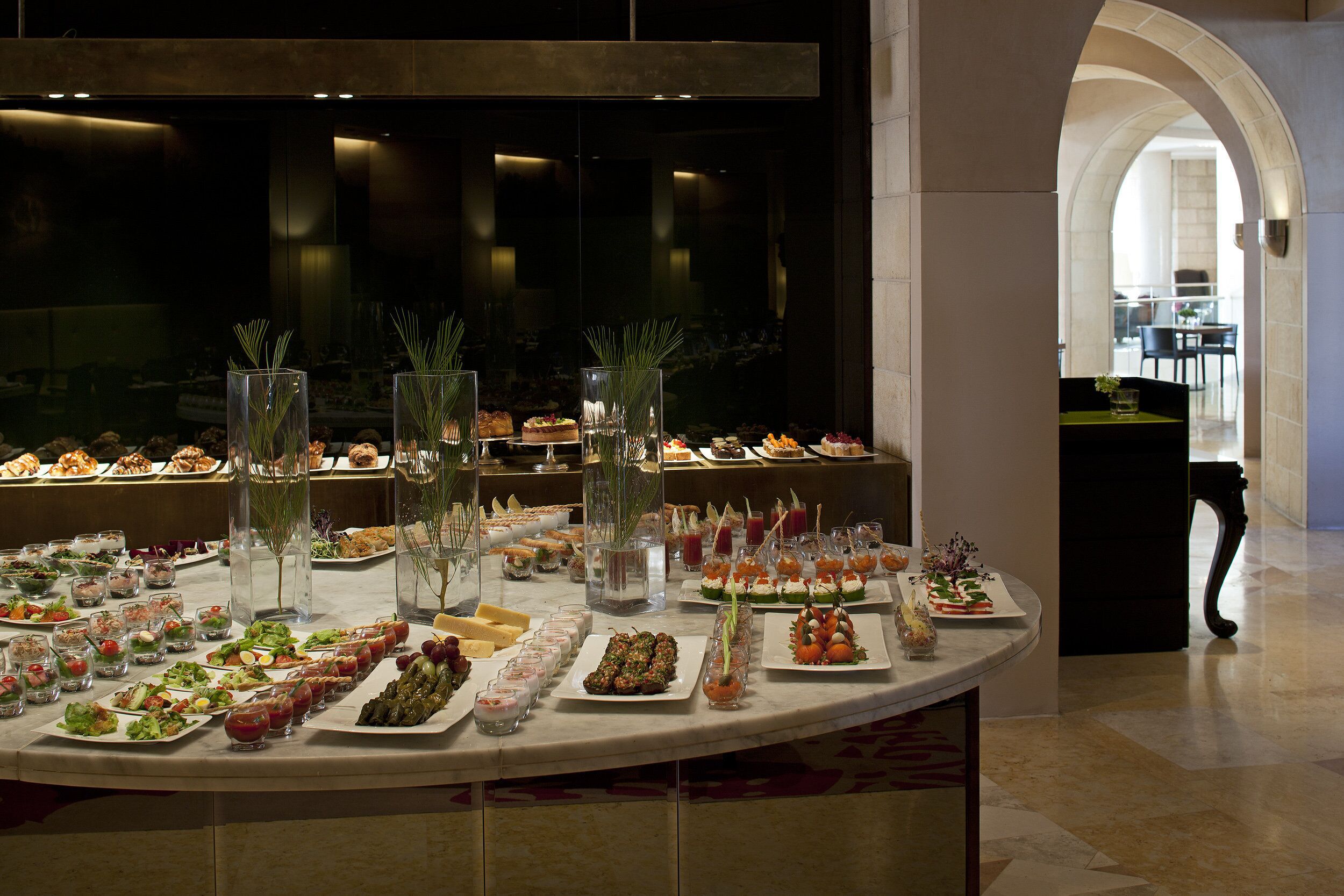 daily buffet breakfast (ils 170 per person)