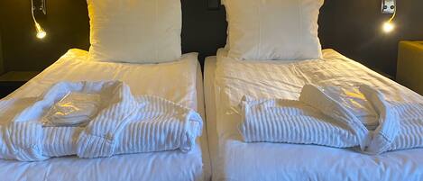 Comfort tvÄbÀddsrum - sjöutsikt | MörklÀggningsgardiner, gratis wi-fi och sÀngklÀder