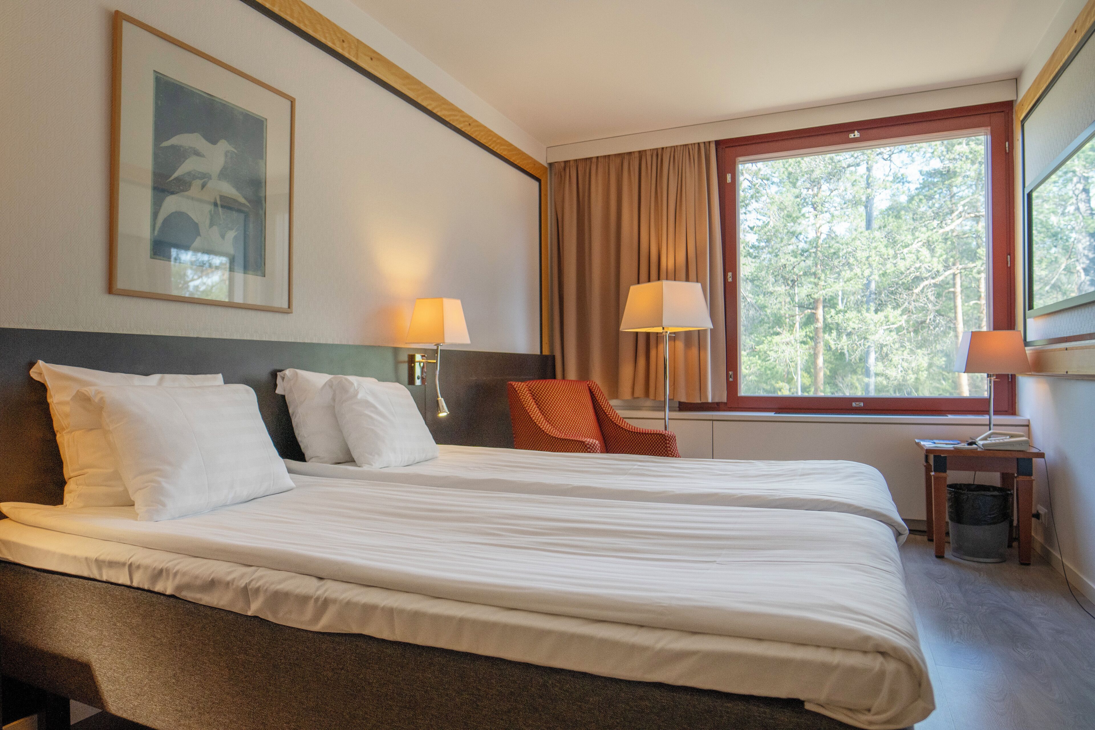 Basic Twin Room, Non Smoking | Blackout drapes, free WiFi, bed sheets