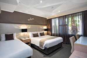 Premier Room, Multiple Beds, Non Smoking | Minibar, individually decorated, laptop workspace, blackout drapes - Best Western Sanctuary Inn (Tamworth)