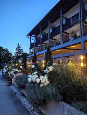 Front of property – evening/night