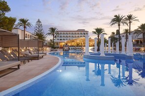 Indoor pool, 2 outdoor pools, open 11:00 AM to 7:00 PM, pool umbrellas