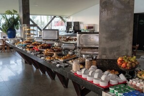 Free daily self-service breakfast 