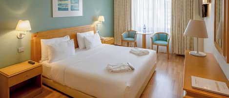 Minibar, in-room safe, desk, blackout drapes