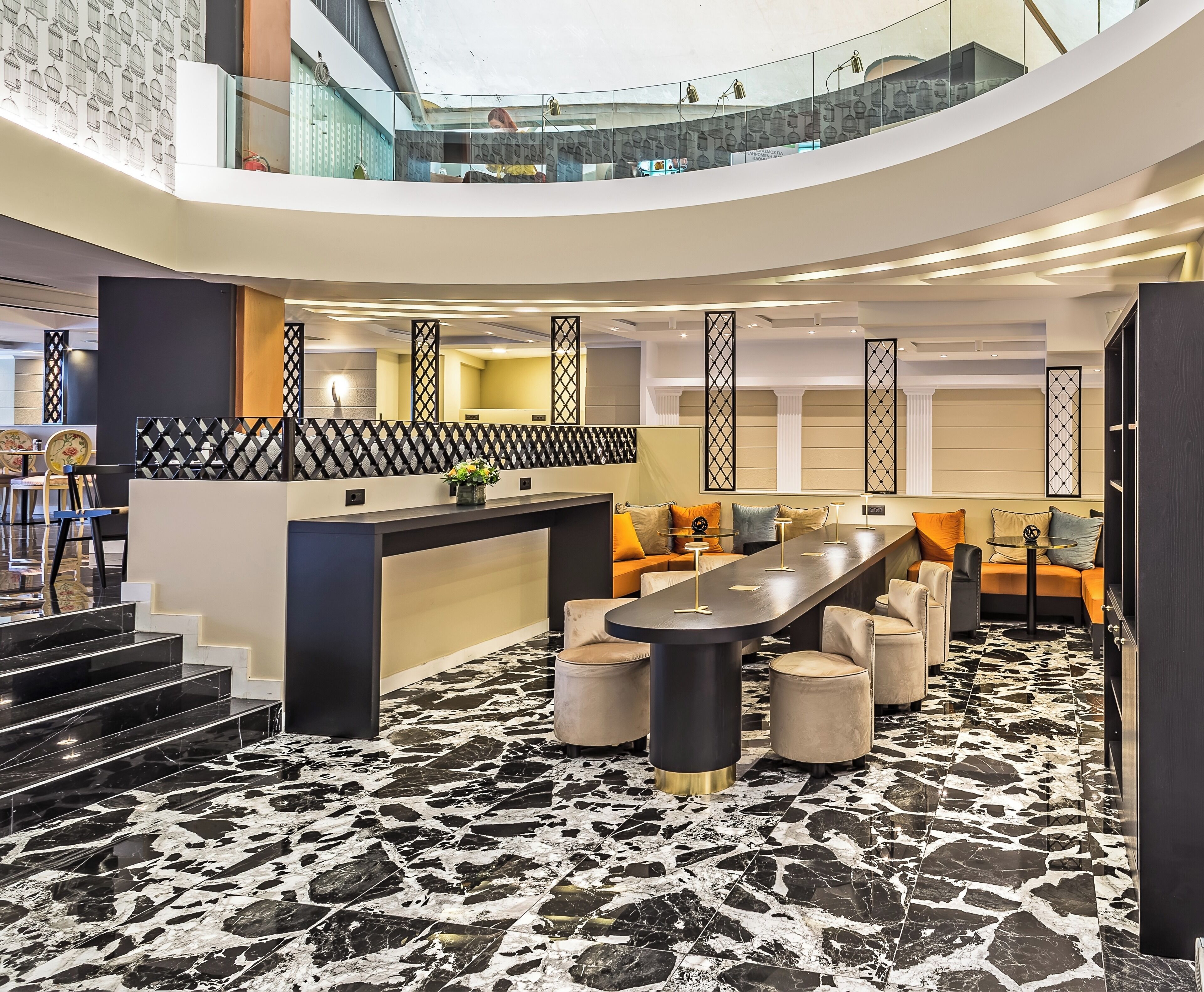 Lobby sitting area