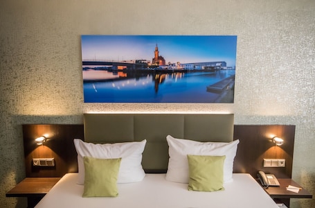 Ropa de cama hipoalergénica y minibar