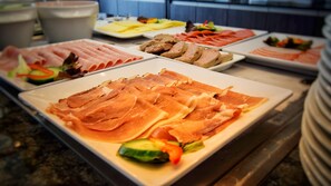 Daily buffet breakfast (EUR 16.50 per person)