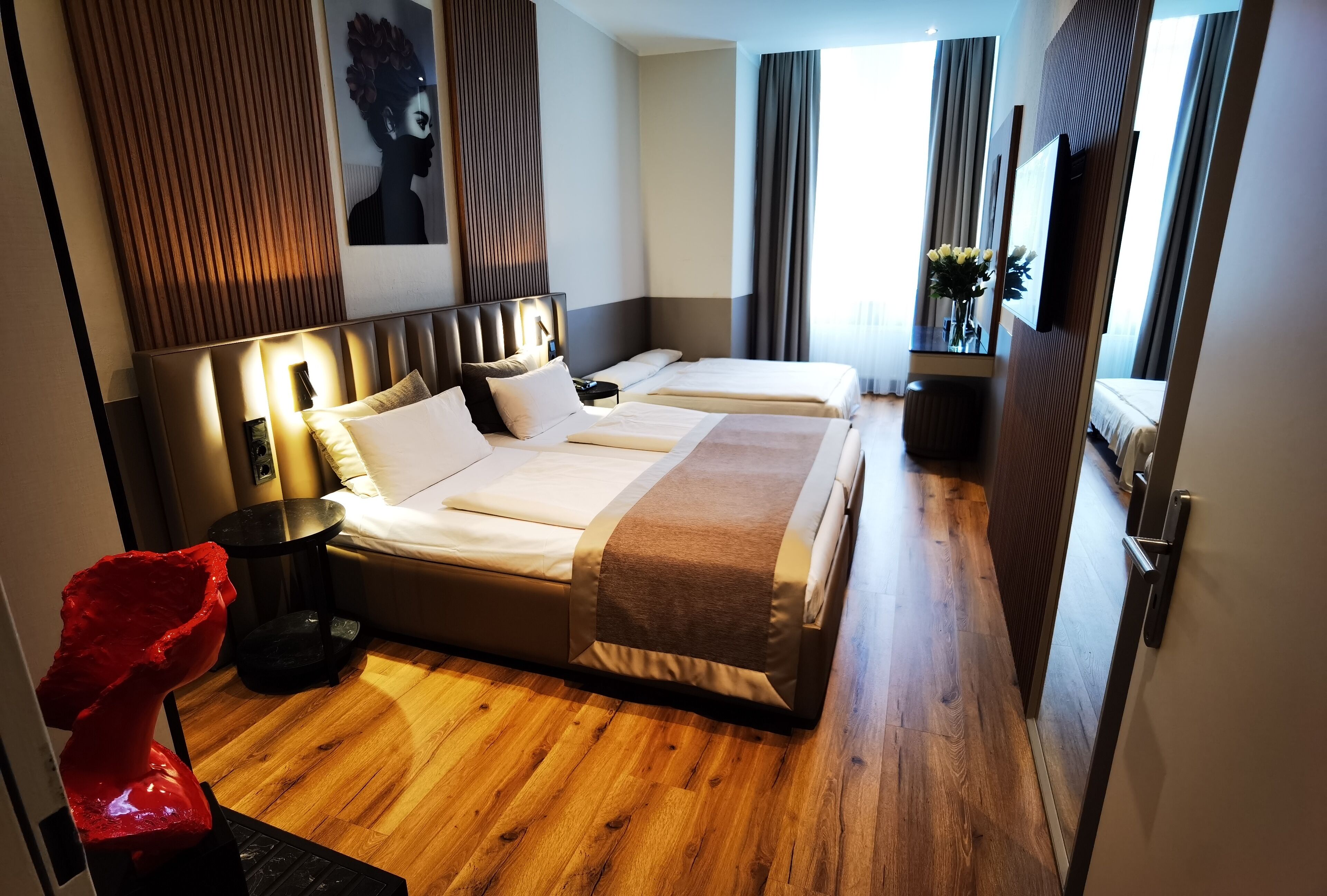 Standard Quadruple Room | Hypo-allergenic bedding, minibar, in-room safe, desk