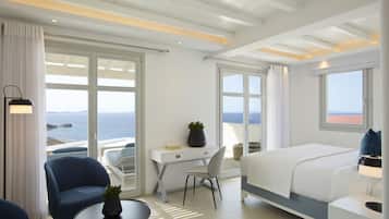 Executive Suite with Private Pool Panoramic Sea View-New Section | 1 bedroom, premium bedding, in-room safe, individually decorated