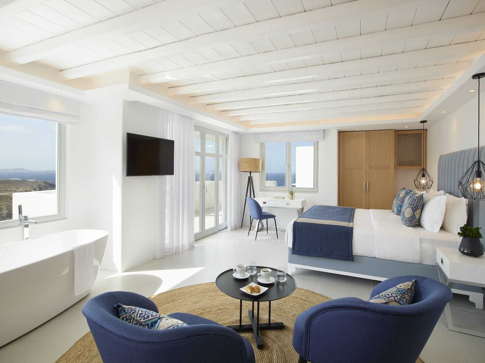 Executive Suite with Private Pool Panoramic Sea View-New Section | Premium bedding, in-room safe, individually decorated