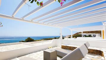 Honeymoon Junior Suite Sea View | Teras/patio