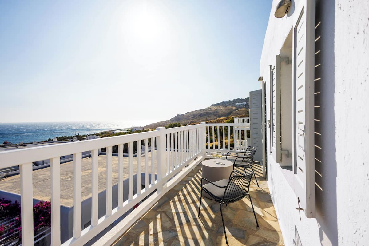 Executive Suite, Sea View | Premium bedding, in-room safe, individually decorated