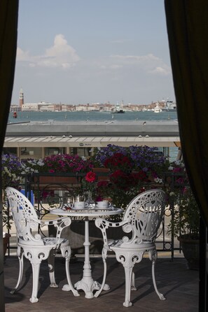 Superior-Doppelzimmer, Terrasse, Stadtblick (San Marco) | Terrasse/Patio