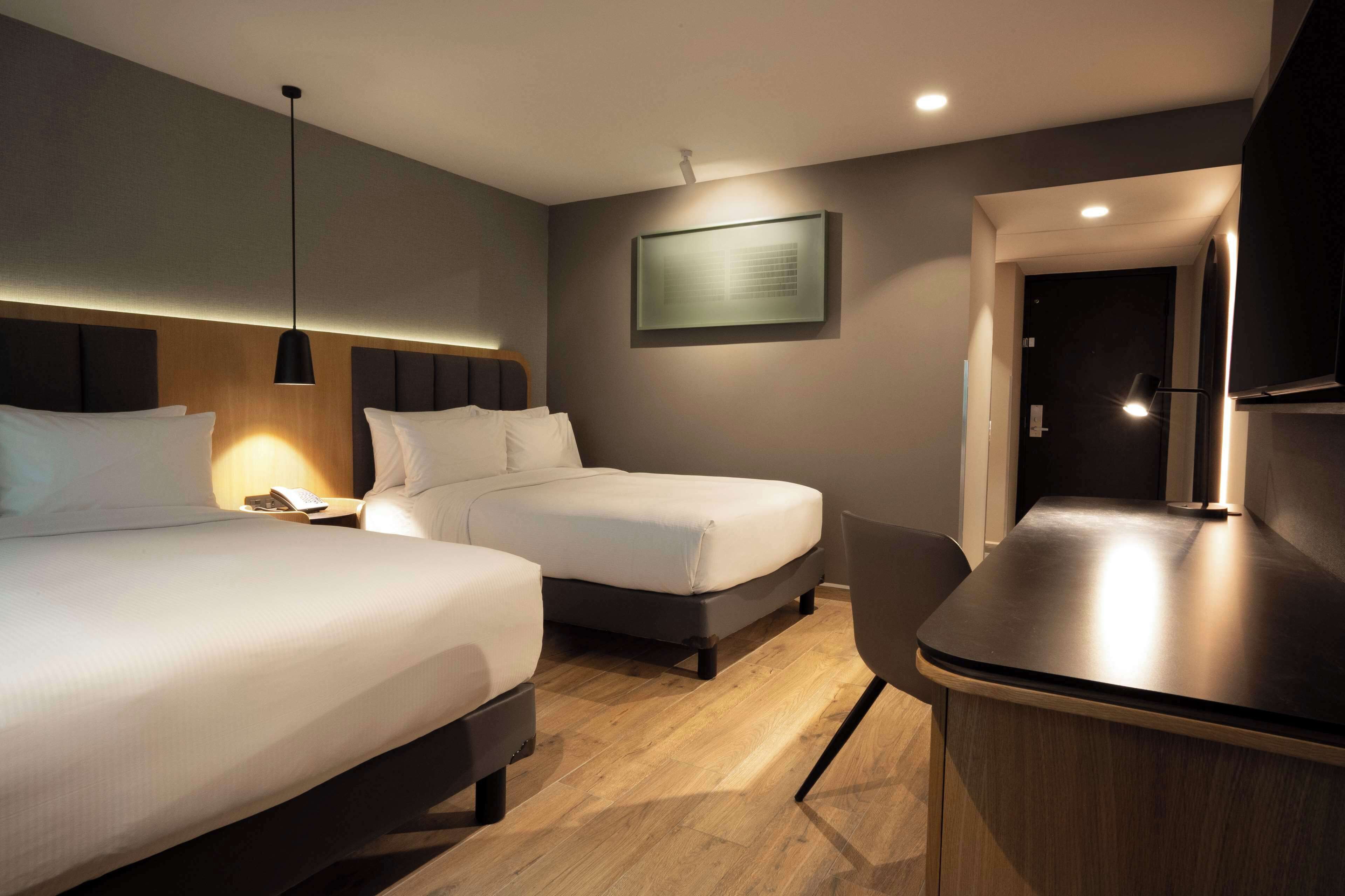 premium bedding, select comfort beds, in-room safe, desk