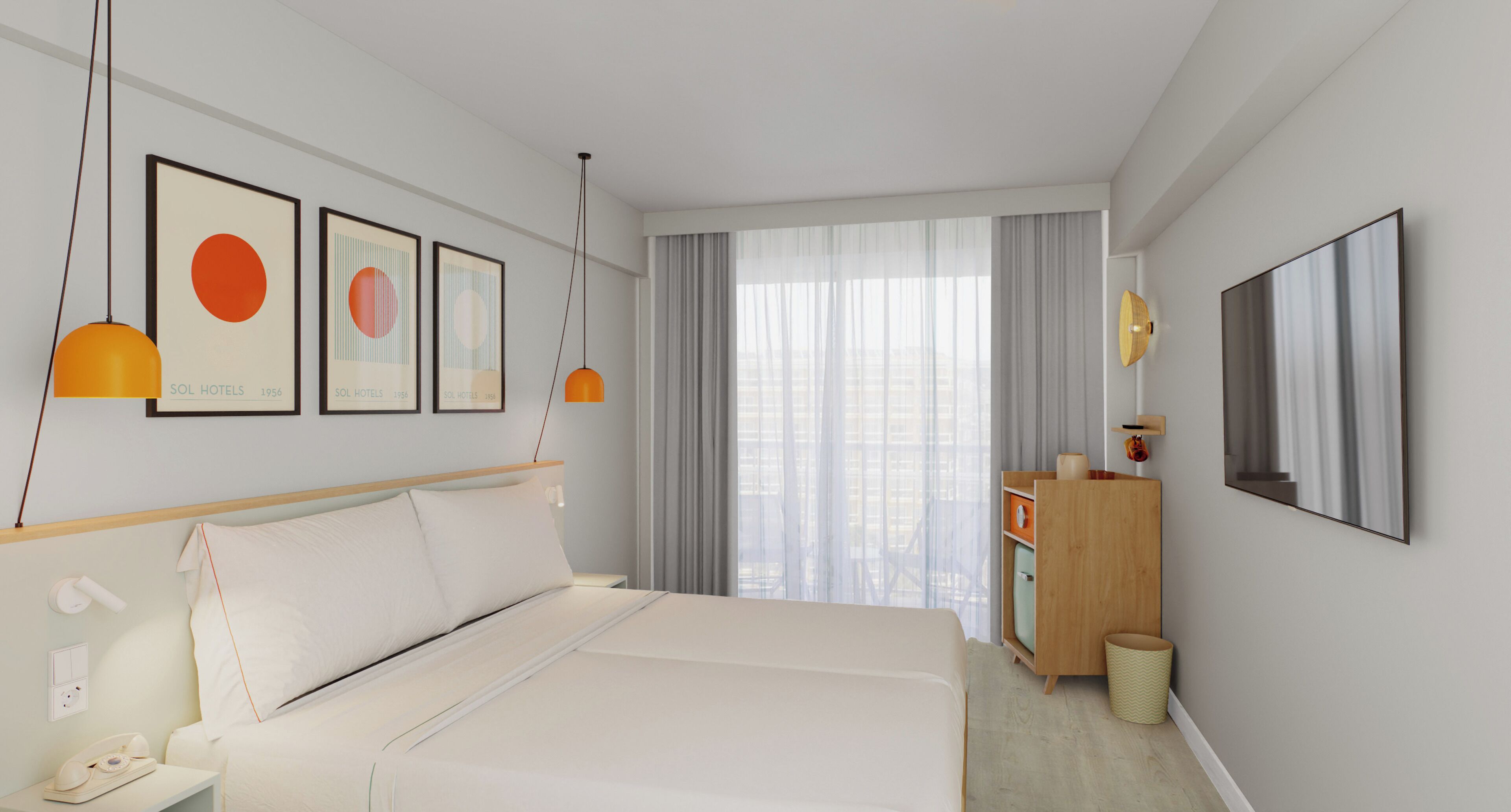 Down comforters, in-room safe, blackout drapes, iron/ironing board