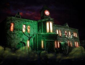 Front of property – evening/night