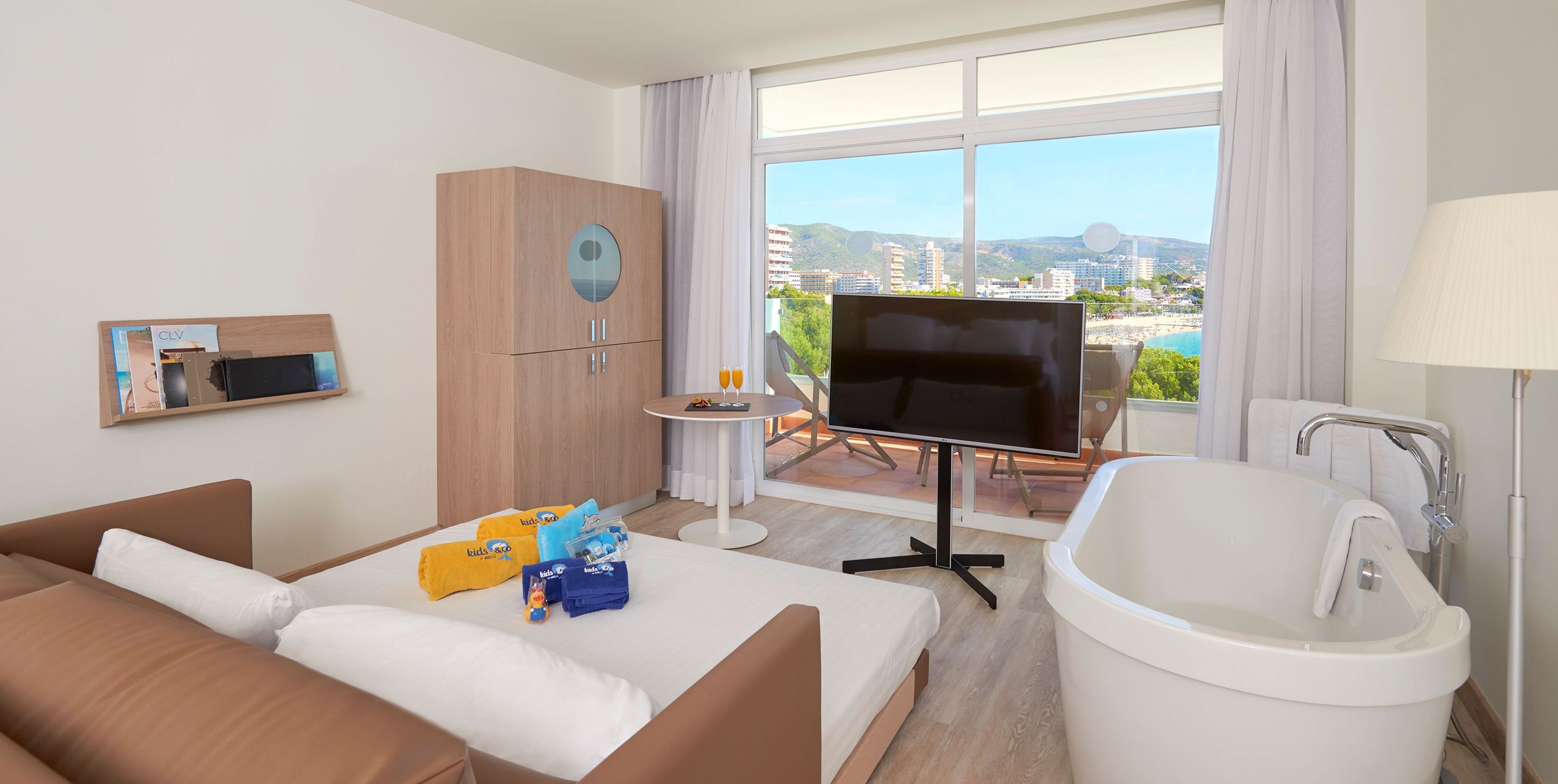 Premium bedding, memory-foam beds, minibar, in-room safe